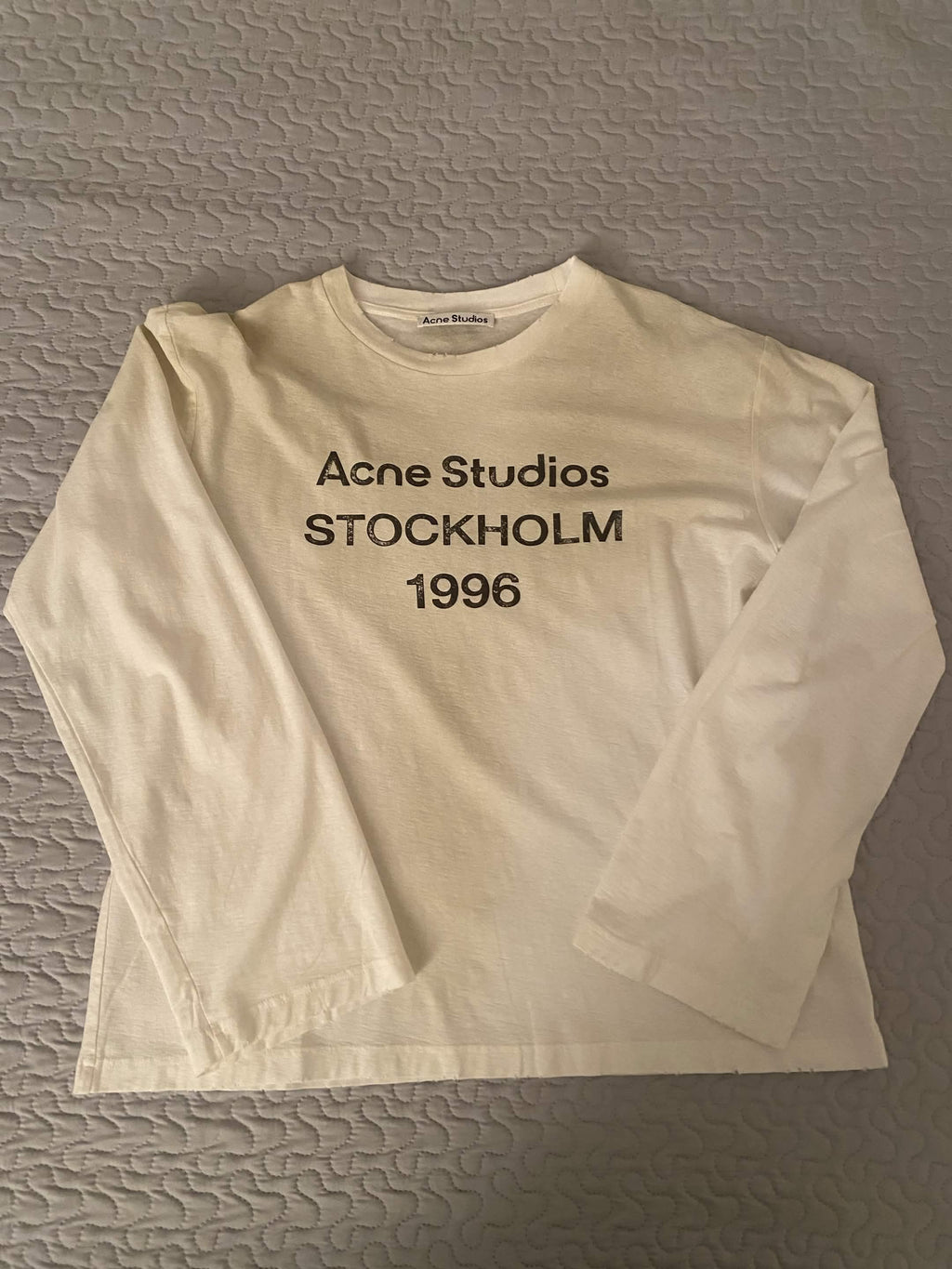 Acne Studios Stockholm 1996 Long-Sleeve Top — White