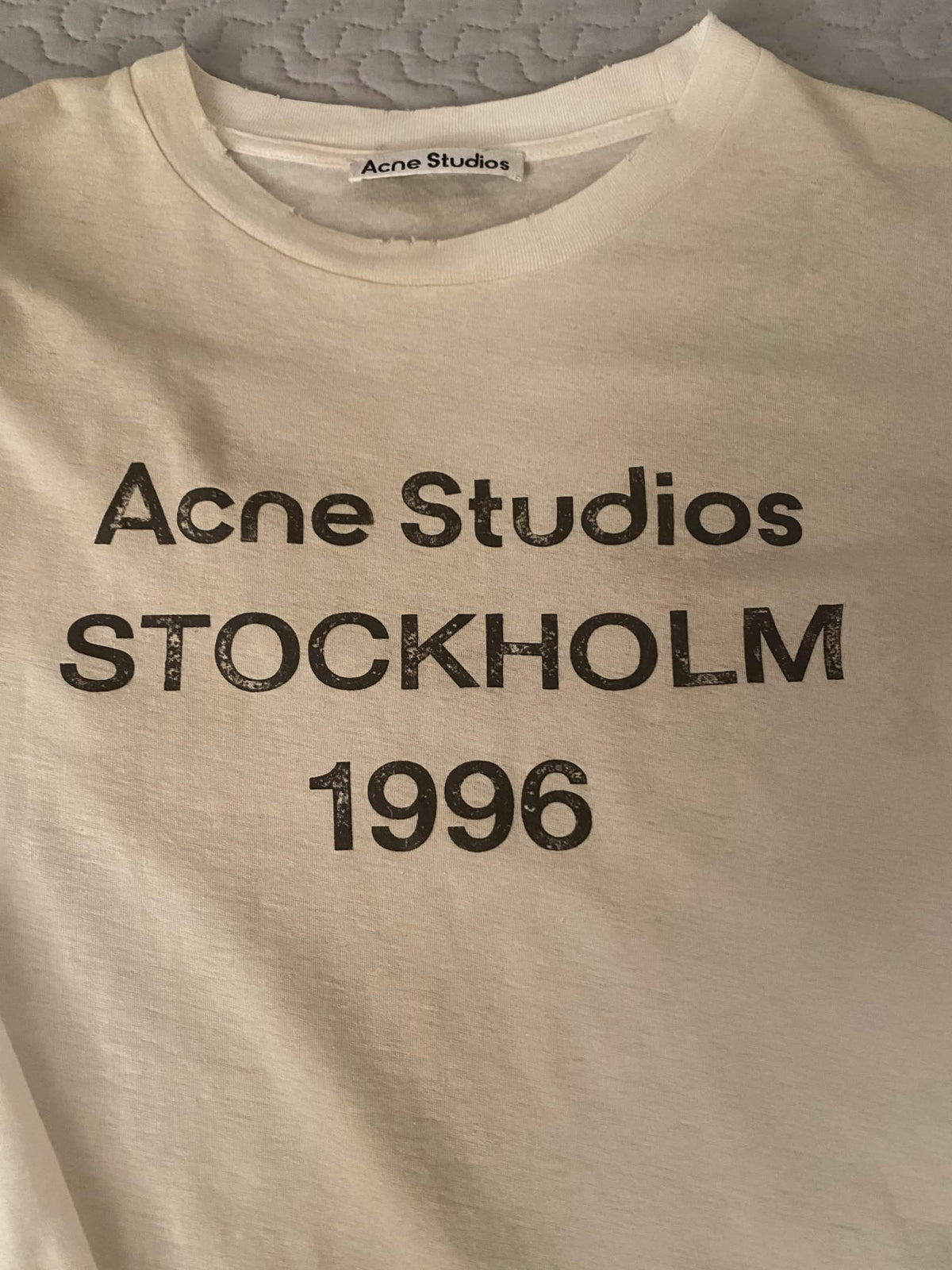 Acne Studios Stockholm 1996 Long-Sleeve Top — White