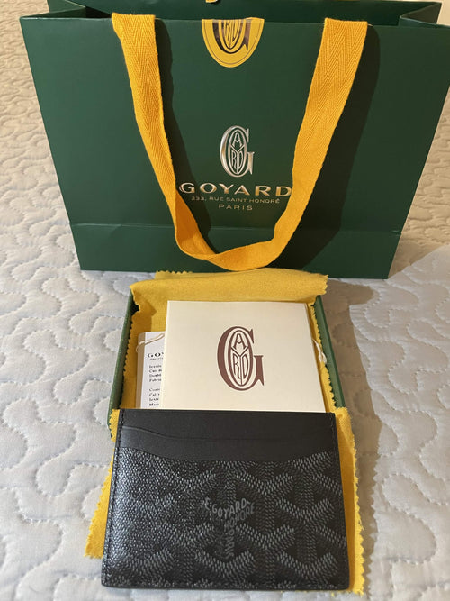 Goyard Saint-Sulpice Cardholder — Jet Black