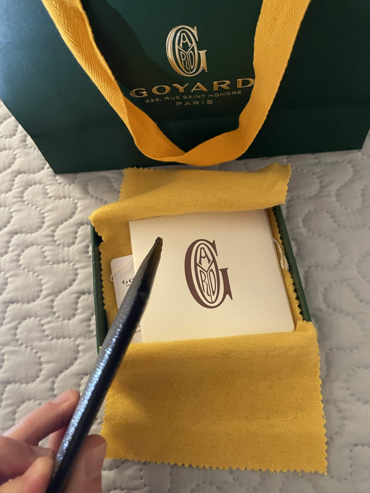 Goyard Saint-Sulpice Cardholder — Jet Black